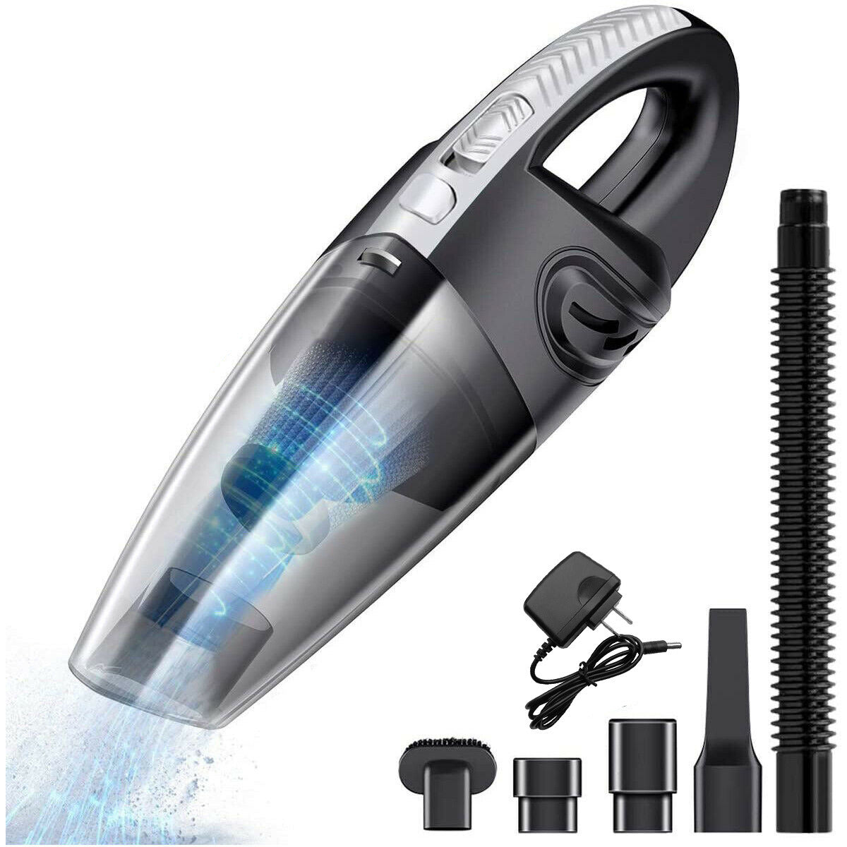 Car Handheld Vacuum Cleaner; Cordless Rechargeable Hand Vacuum